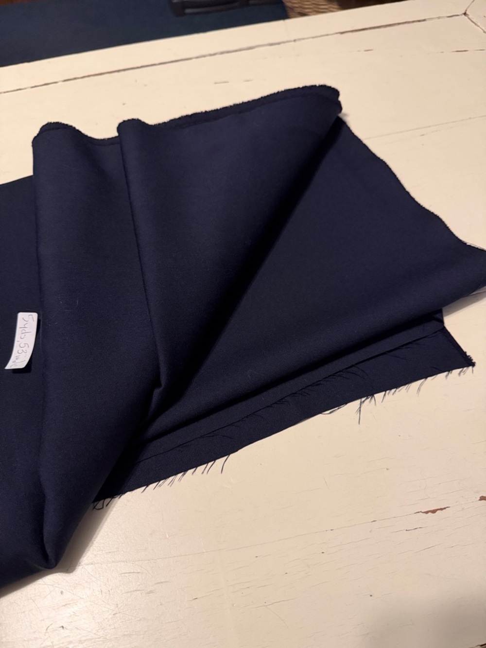 Dark Navy Fabric yardage
